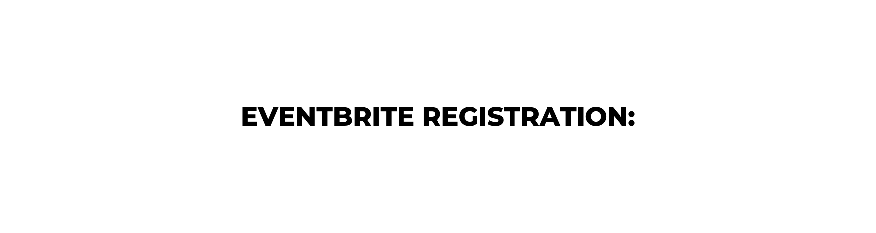 EVENTBRITE REGISTRATION